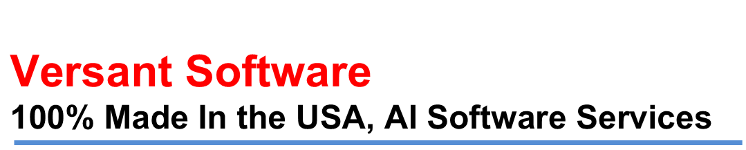 100% Made in the USA, AI Software Services